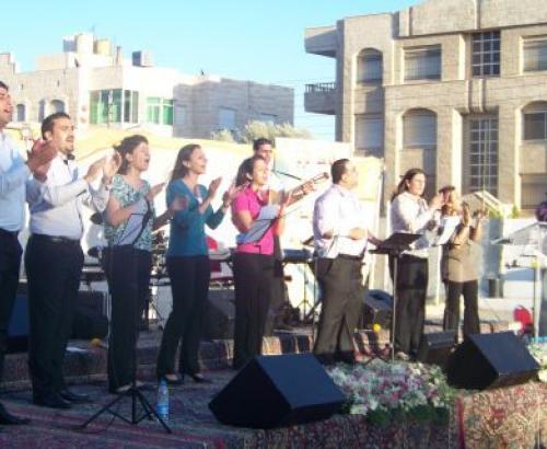 Pentecost celebration in Jordan