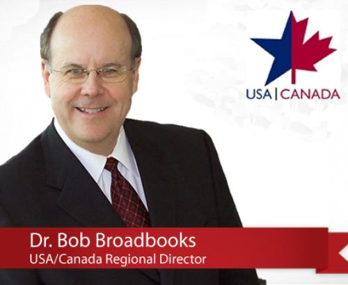 Bob Broadbooks with USACAN Logo