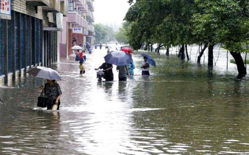 Flooding in South Korea