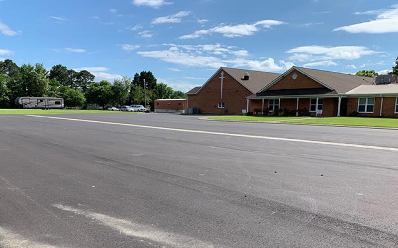 Virginia Beach First parking lot