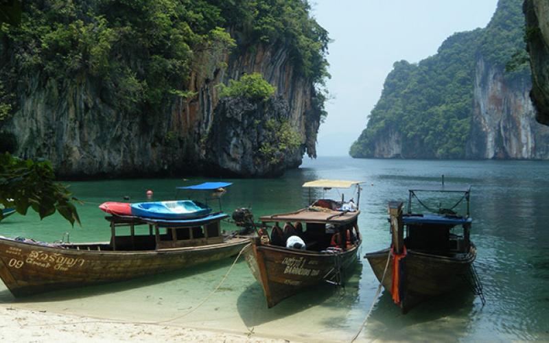 Three boats