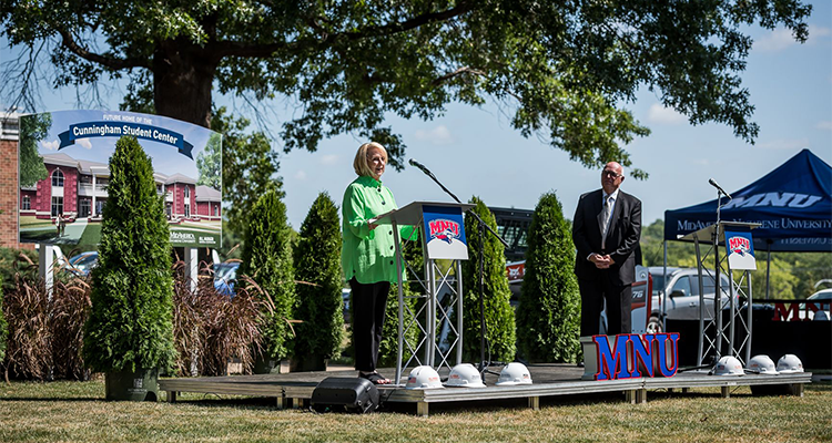 Cunningham Student Center Ground Breaking