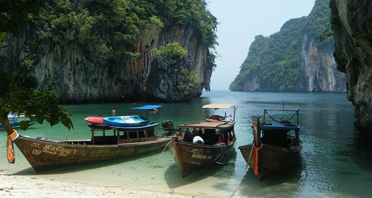 Three boats